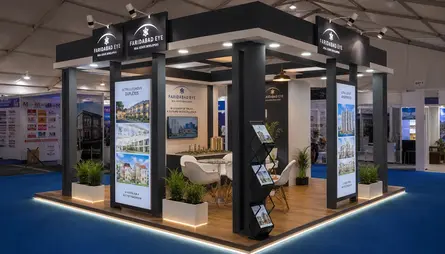 Faridabad Eye exhibition stall by ConceptMakerz, Faridabad