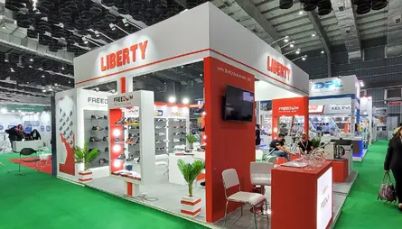 Pharma Pro Pack Expo exhibition stall by ConceptMakerz, Noida